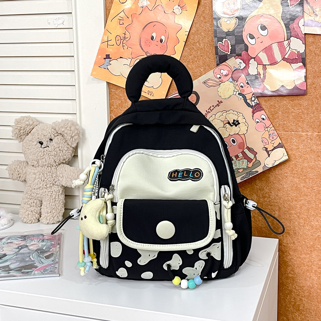 Whimsical Graphic Print Backpack Stornfield