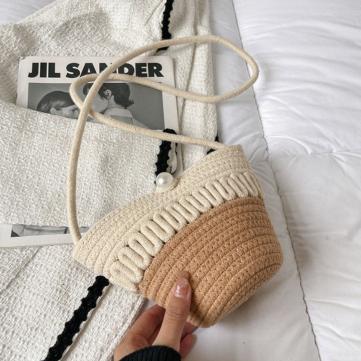 Playful Crossbody Bag Made of Braided Material Stornfield