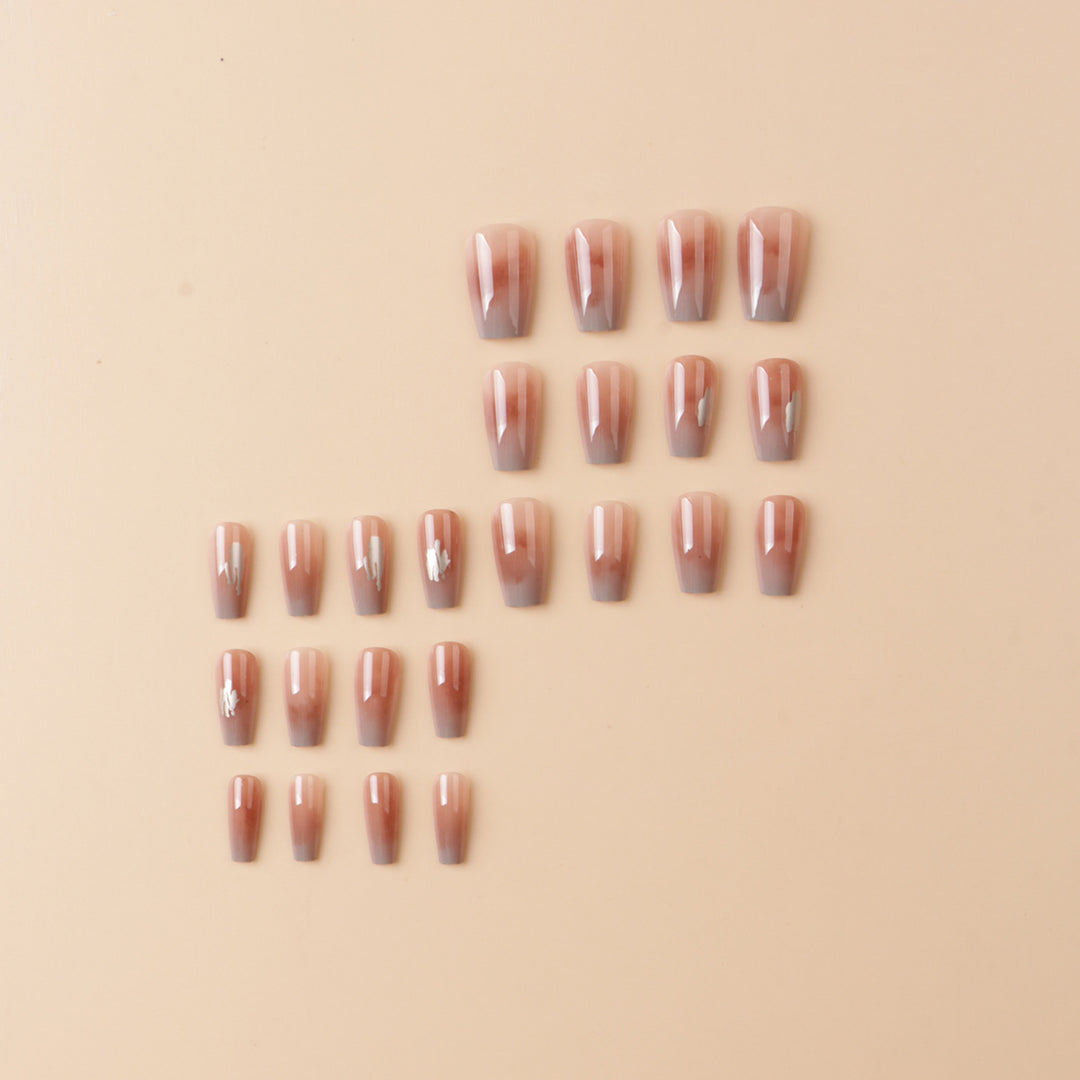 Elegant Glossy Press-On Nail Tips Stornfield