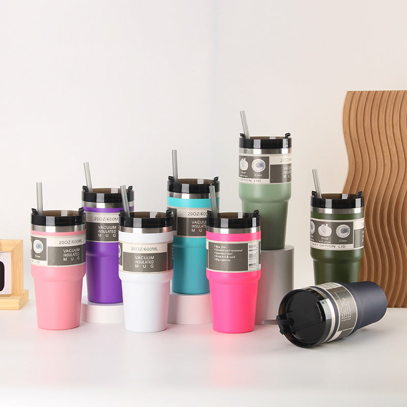 Women Insulated Drinking Cups with Reusable Straw Stornfield
