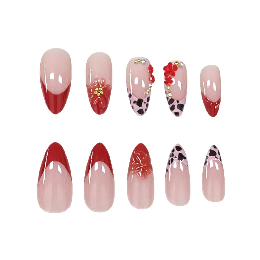 Artistic Floral Nail Enhancements Stornfield