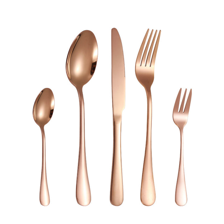 Elegant stainless steel cutlery set with ergonomic handle Stornfield