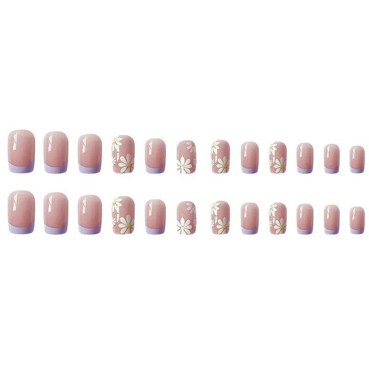 Floral Design Press-On Nail Set Stornfield