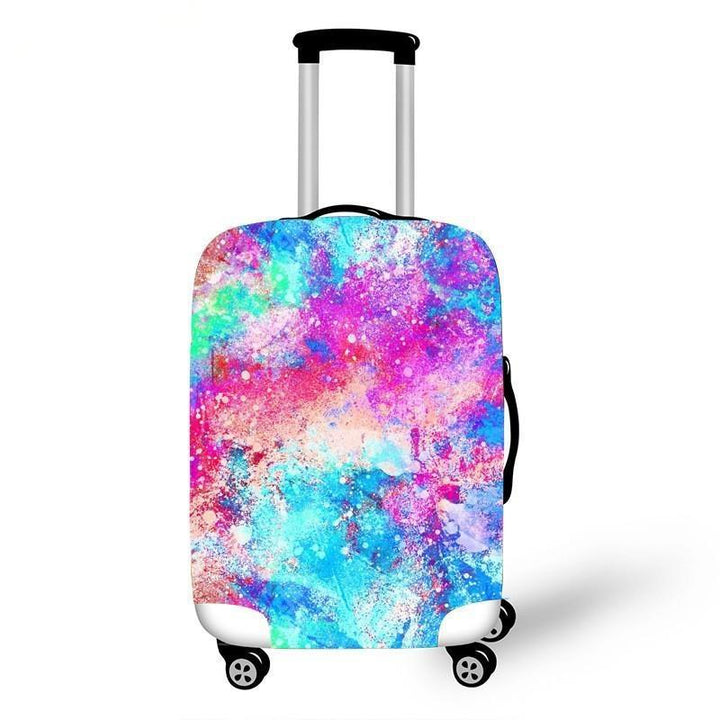 Women's hard shell suitcase with diverse floral design Stornfield