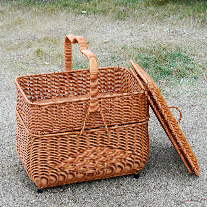 Elegant Woven Storage Hamper Stornfield