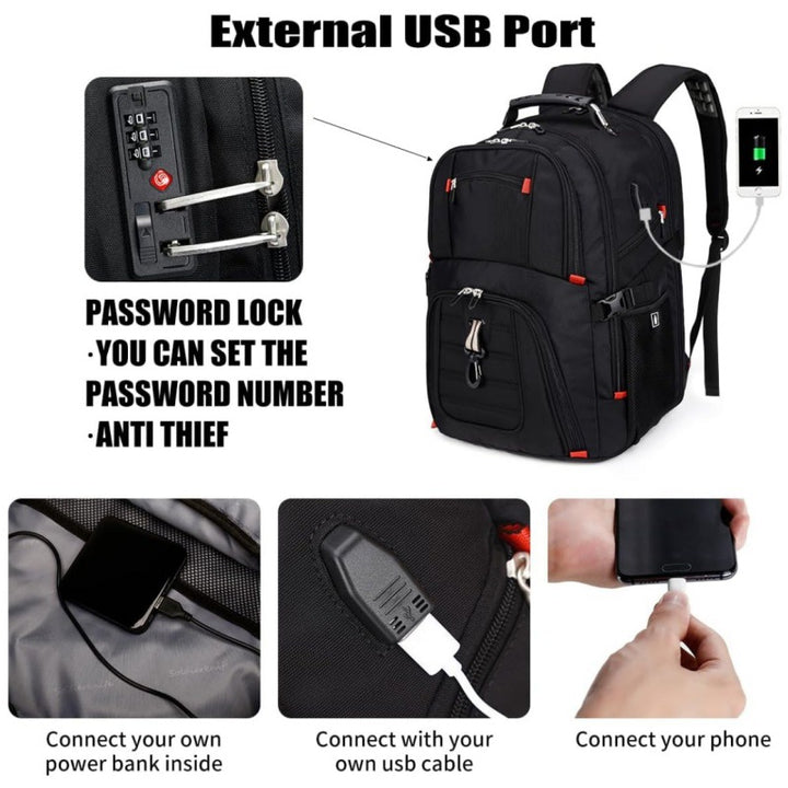 Ergonomic Laptop Backpack with Versatile Compartments and Padded Back Stornfield
