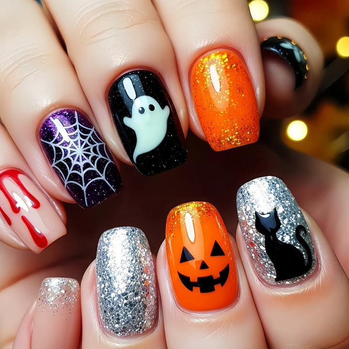 Creative Halloween Fake Nails Stornfield