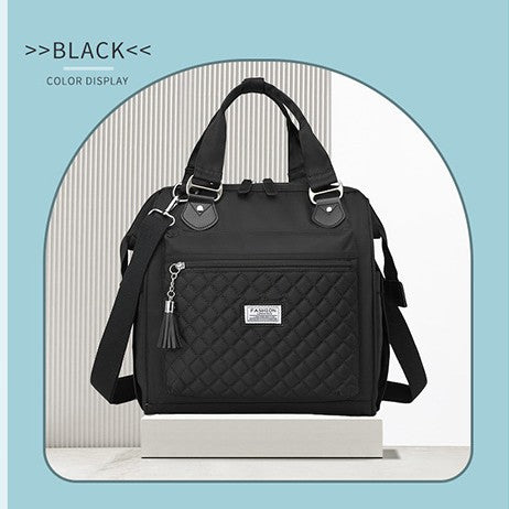 Structured Quilted Satchel Bag Stornfield