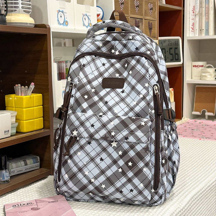 Plaid Patterned Backpack Stornfield