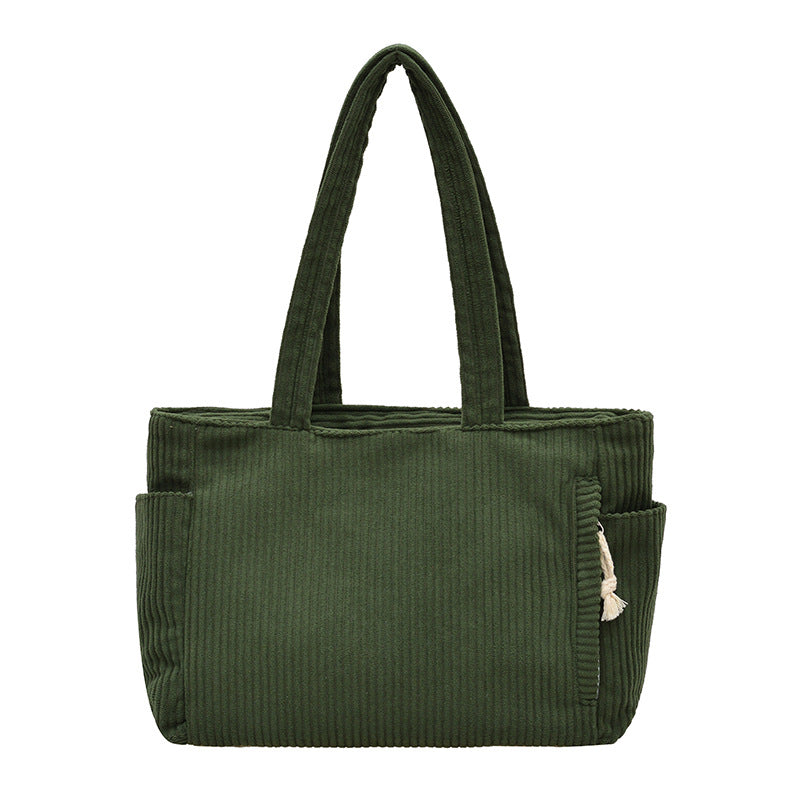 WoVersatile Corduroy Tote Bag Stornfield
