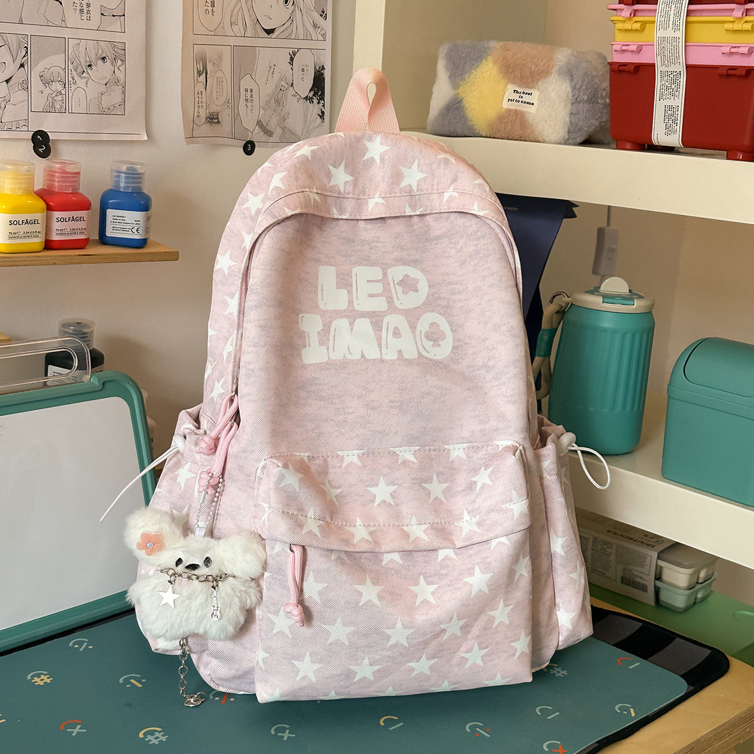 Fun Starry Patterned Backpack Stornfield