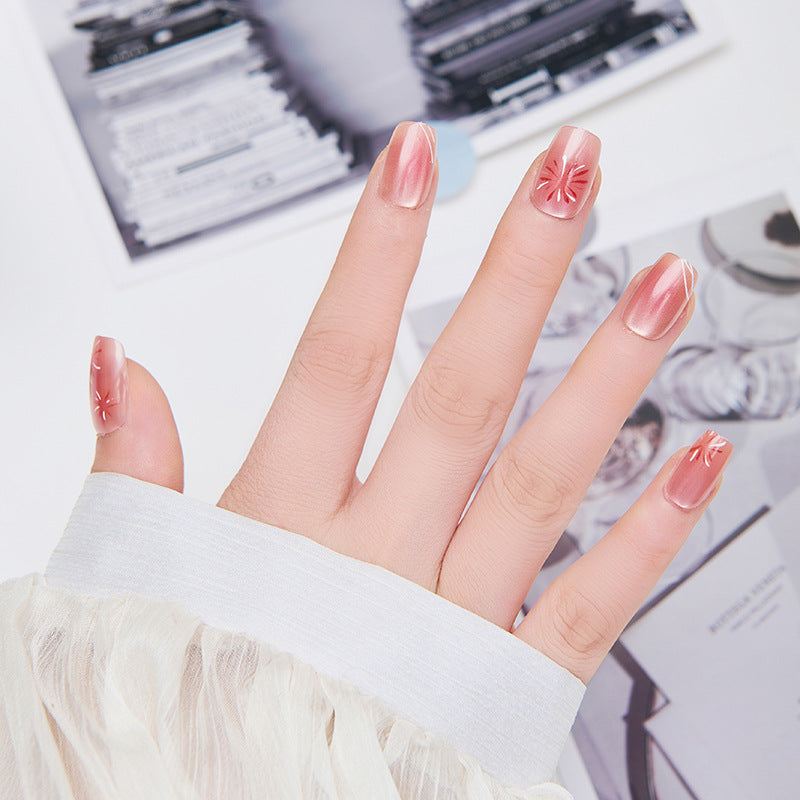 Artistic nail extensions with floral accents Stornfield