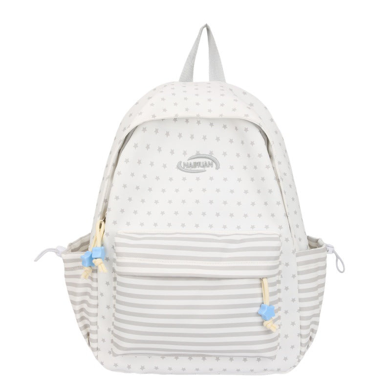 Stylish Star-Patterned Casual Backpack Stornfield