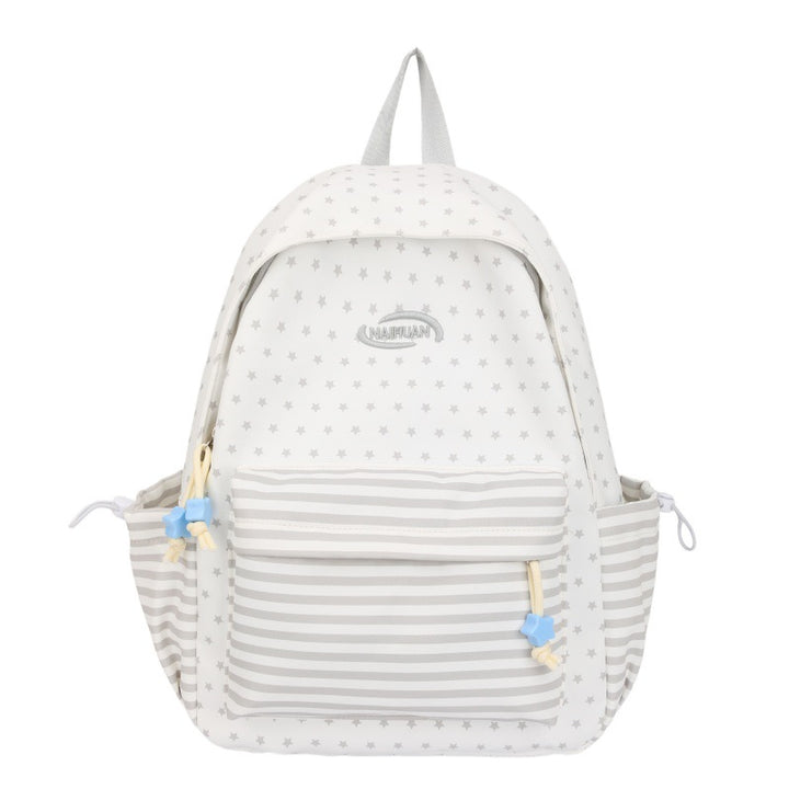Stylish Star-Patterned Casual Backpack Stornfield