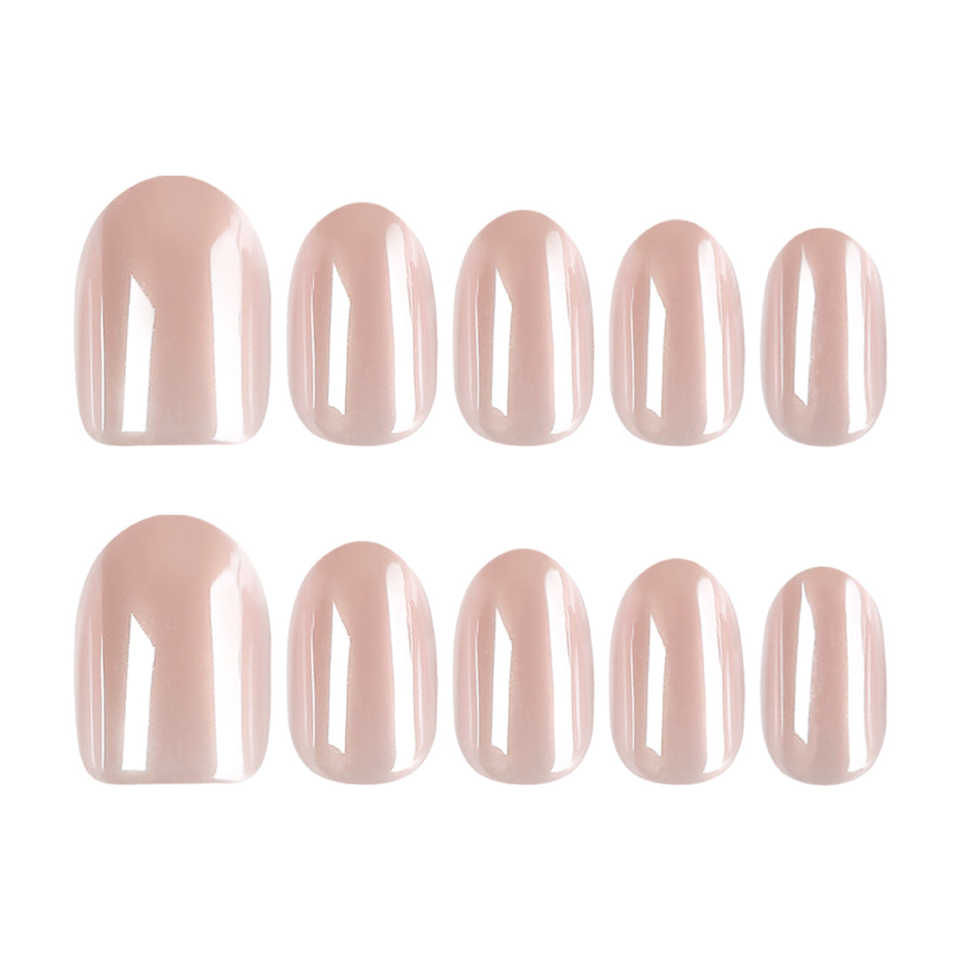 Elegant Gel Nails with Natural Shine Stornfield