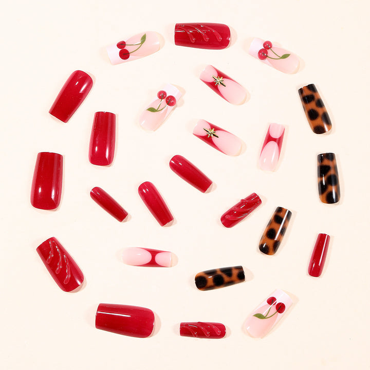 Artistic Cherry Nail Extensions Stornfield