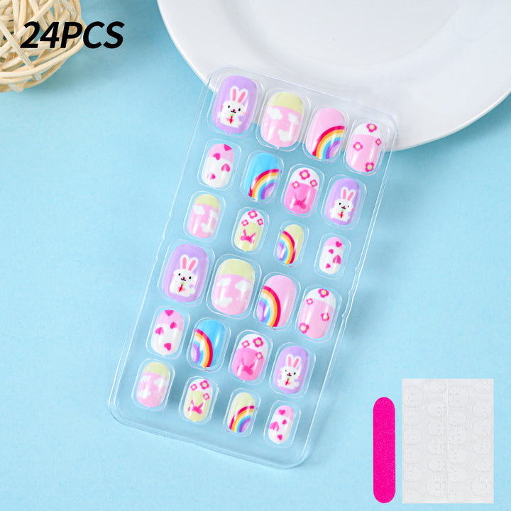 Themed Summer Beach Nail Art Press-On Nails Stornfield