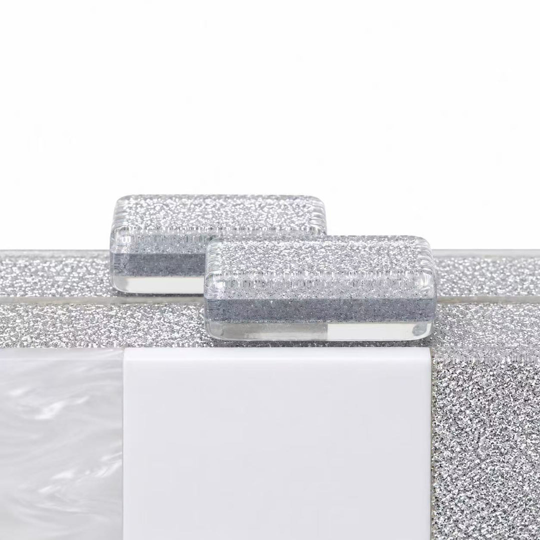 Textured Acrylic Evening Clutch