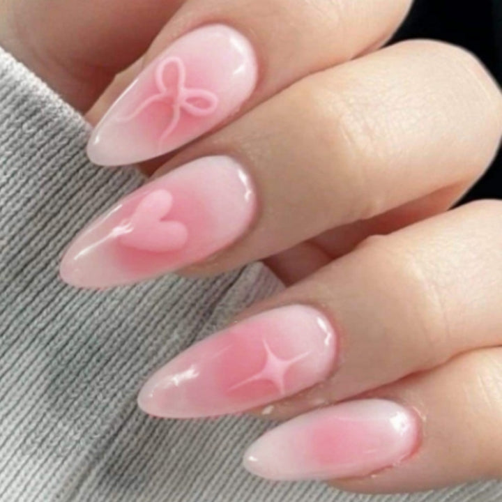 Artistic Ombre Press-On Nails Set Stornfield