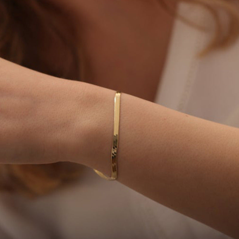 Sleek Snake Chain Bracelet Stornfield