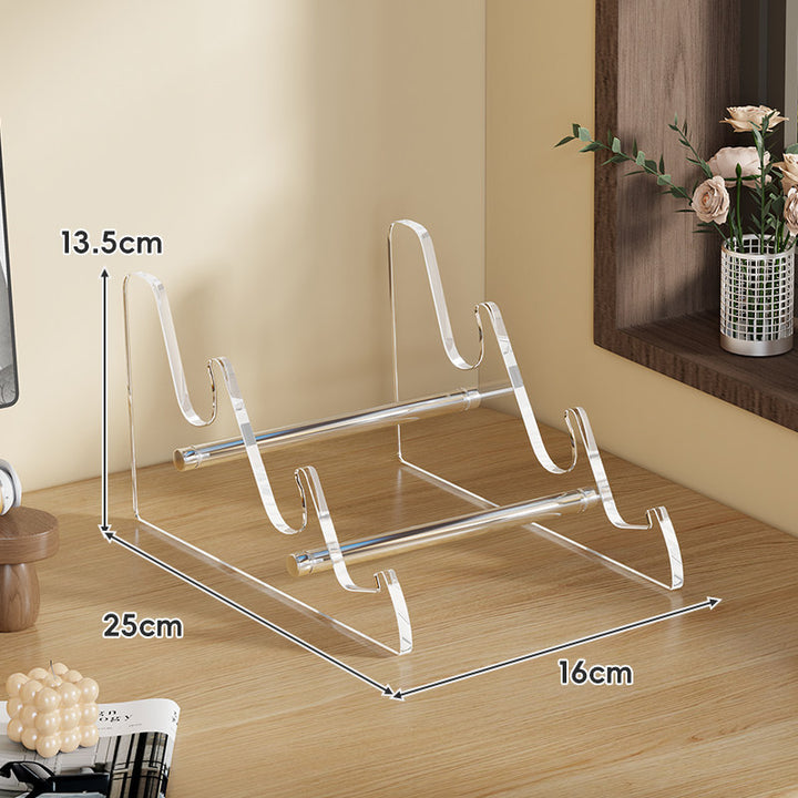Clear Acrylic Bracelet and Watch Display Stand with Removable Metal Rod