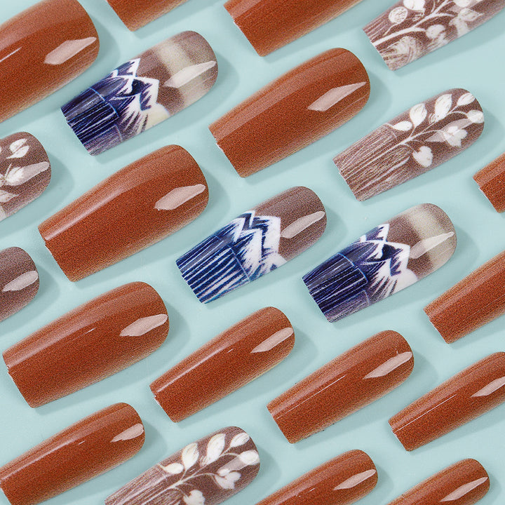 Nail Art Set with Floral Patterns Stornfield