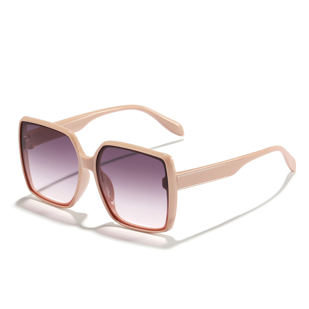 Women's oversized sunglasses with modern square frame and protective lenses Stornfield