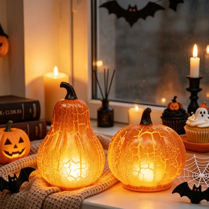 Decorative Pumpkin Lamp Stornfield
