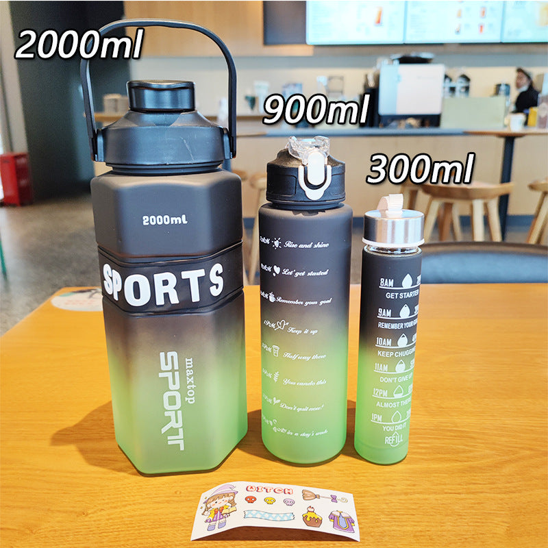 Women's Sports Water Bottle with Motivational Scales Stornfield