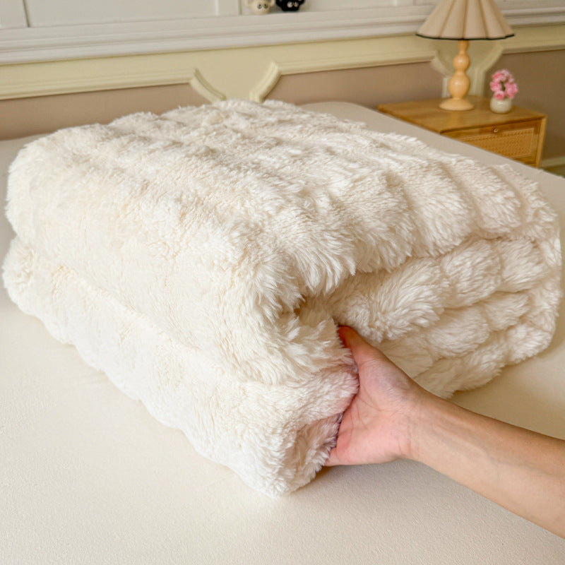 Ultra-Soft Textured Fleece Blanket Stornfield