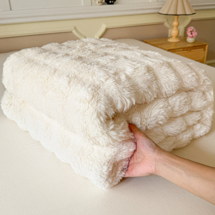 Ultra-Soft Textured Fleece Blanket Stornfield