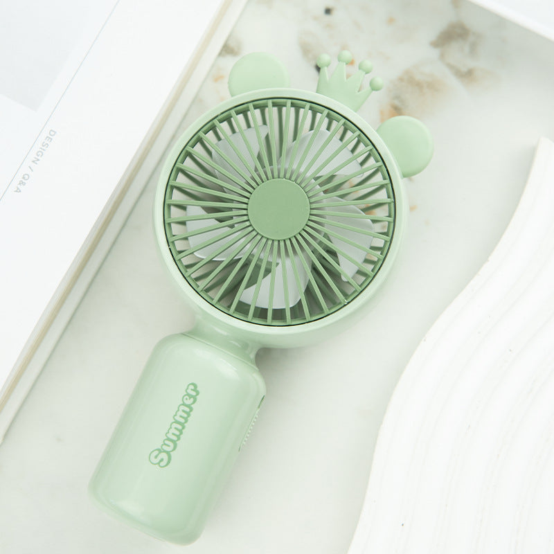 Portable Deer-Themed Handheld Cooling Fan Stornfield