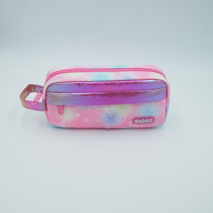 Colorful Butterfly Print Pencil Case