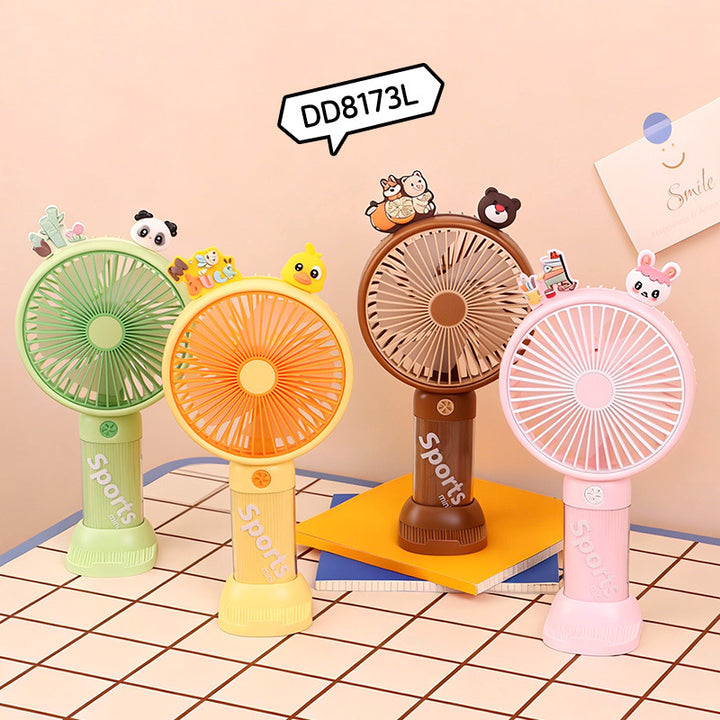 Unisex Cute Animal-Shaped Handheld Fan Stornfield