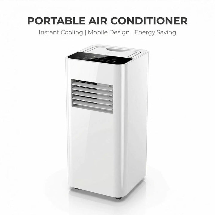 Unisex one size rapid-cool compact portable air cooler with digital touch controls and directional air outlets Stornfield