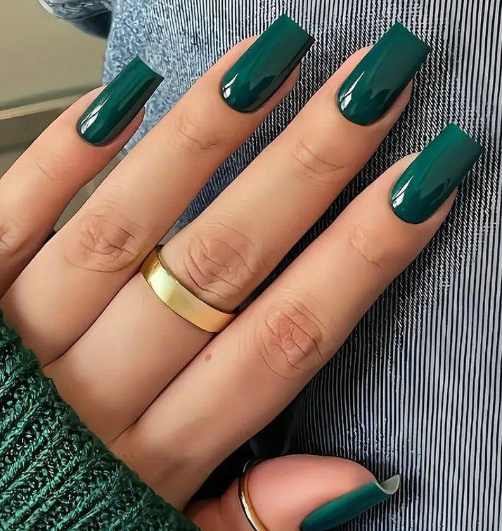 Glossy Square Tip Nail Art Stornfield