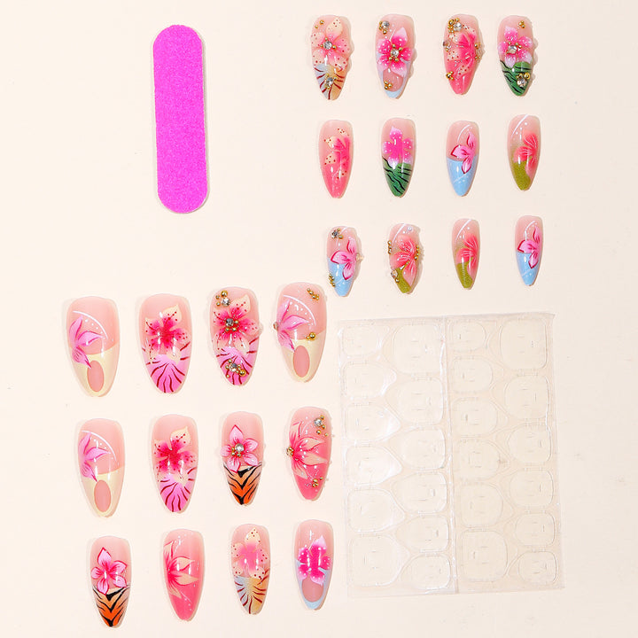 Ornate Floral 3D Nail Art Extensions Stornfield
