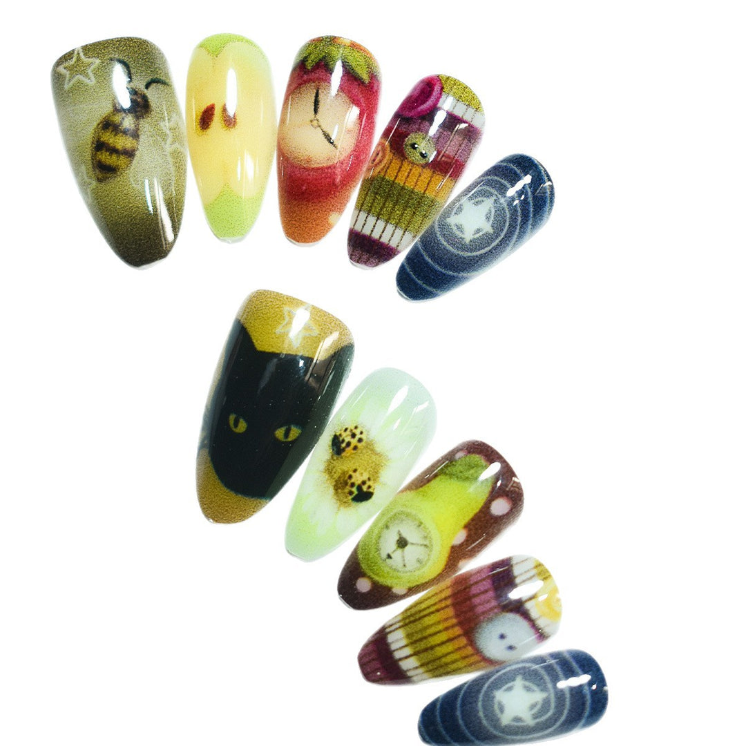 Artistic Themed Nail Art Extensions Stornfield