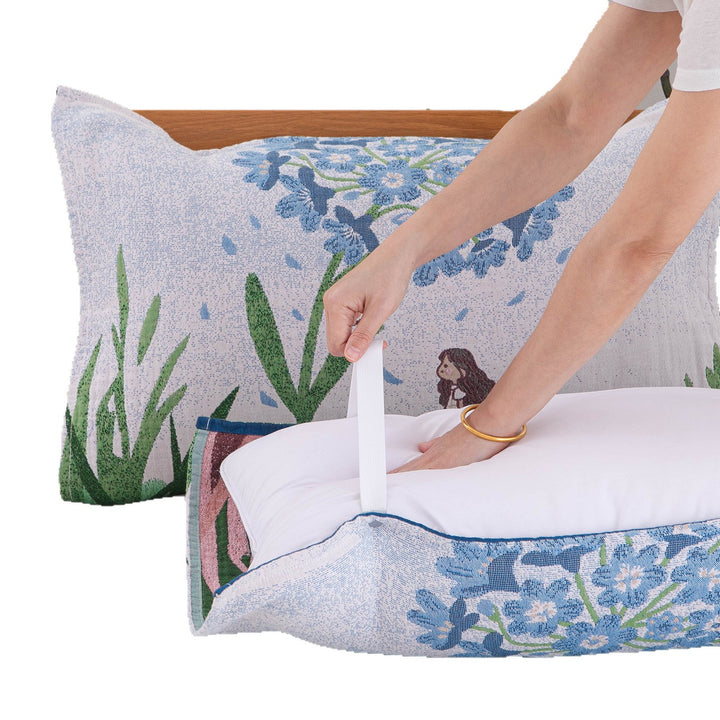 Women's pillow with removable cotton cover Stornfield