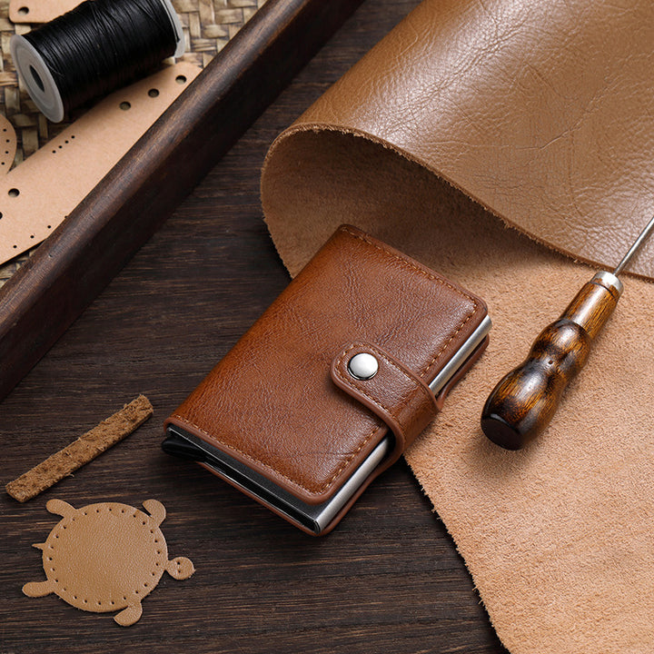 RFID-Blocking Leather Cardholder Stornfield