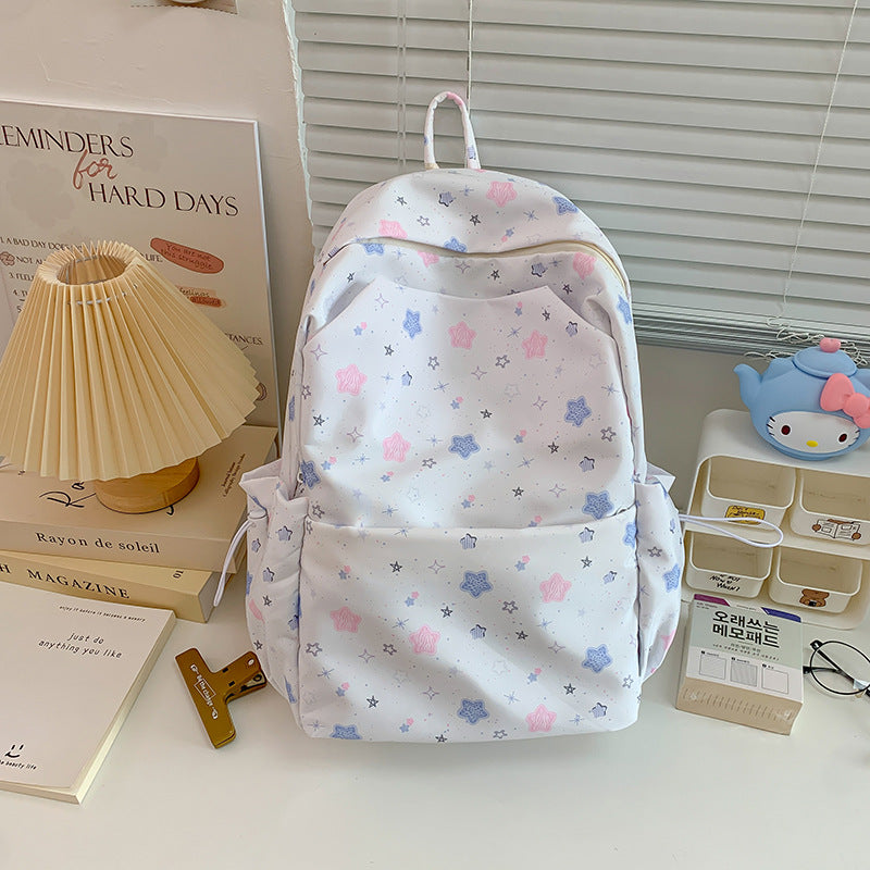 Star-Patterned Casual Backpack Stornfield 1791205550