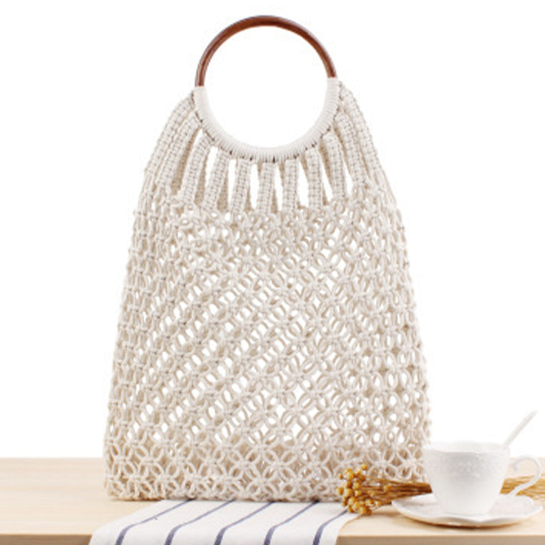 Tote bag with braided net design and practical inner bag Stornfield