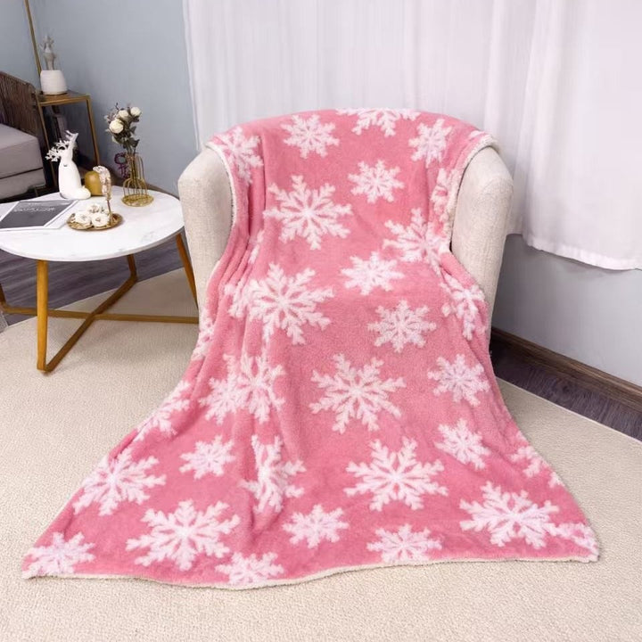 Fun Holiday-Themed Plush Fleece Blanket