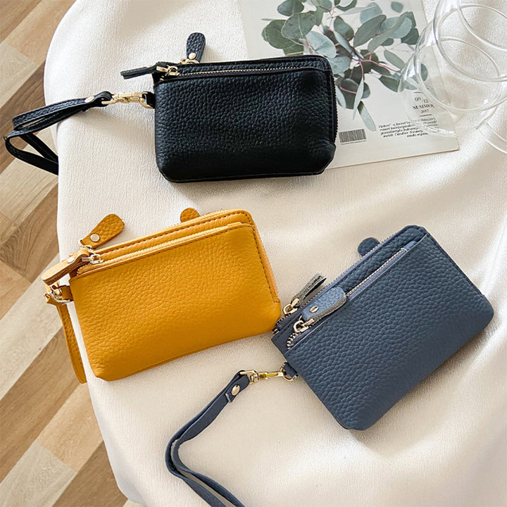 Luxe Textured Zippered Wallet Stornfield