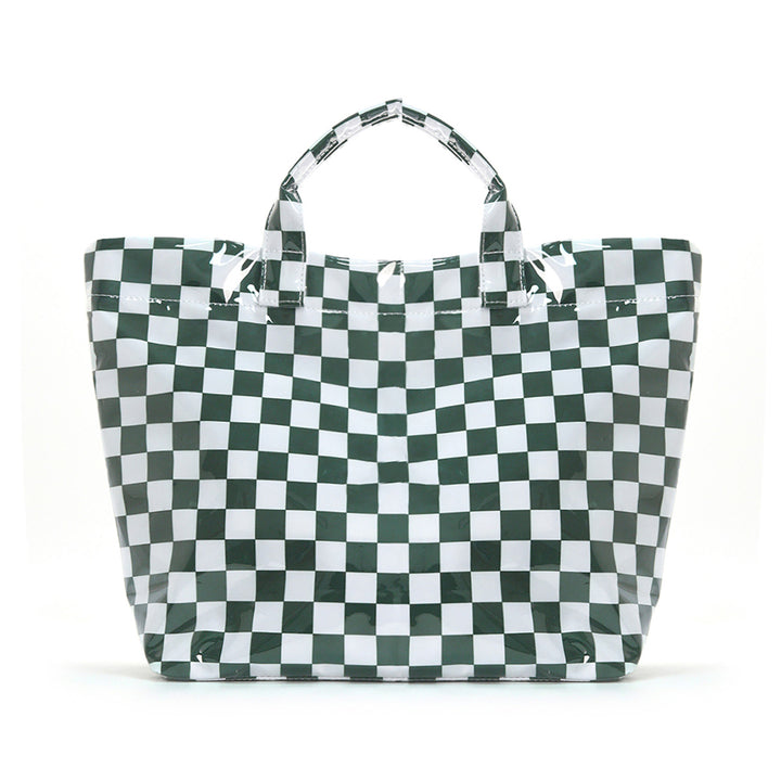 Beach bag with colorful check pattern and water-repellent coating Stornfield