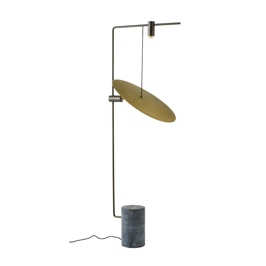Modern Adjustable Floor Lamp with Marble Base