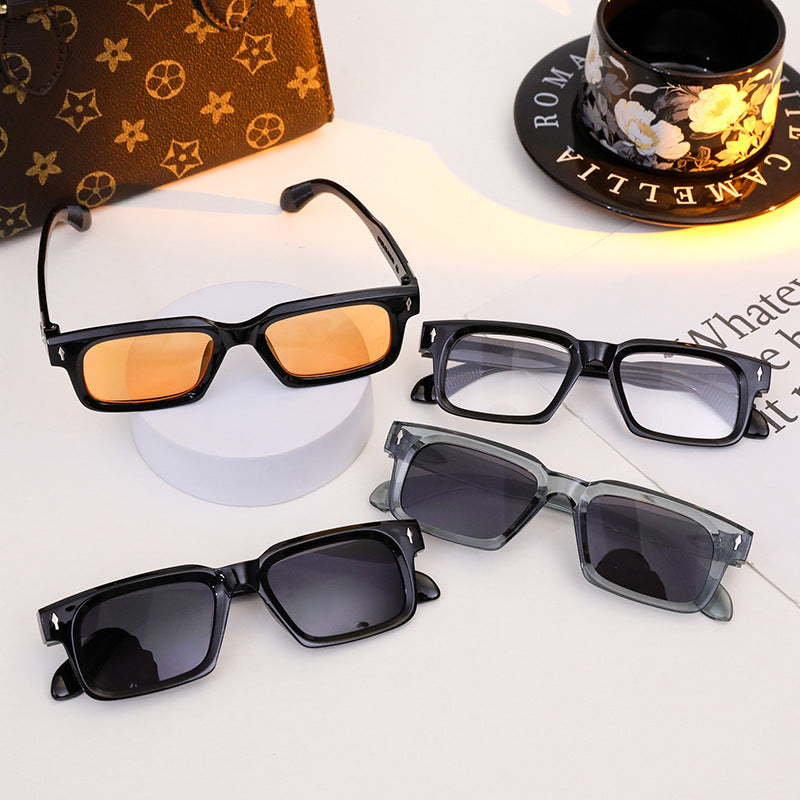Ladies elegant rectangular sunglasses with special frame Stornfield