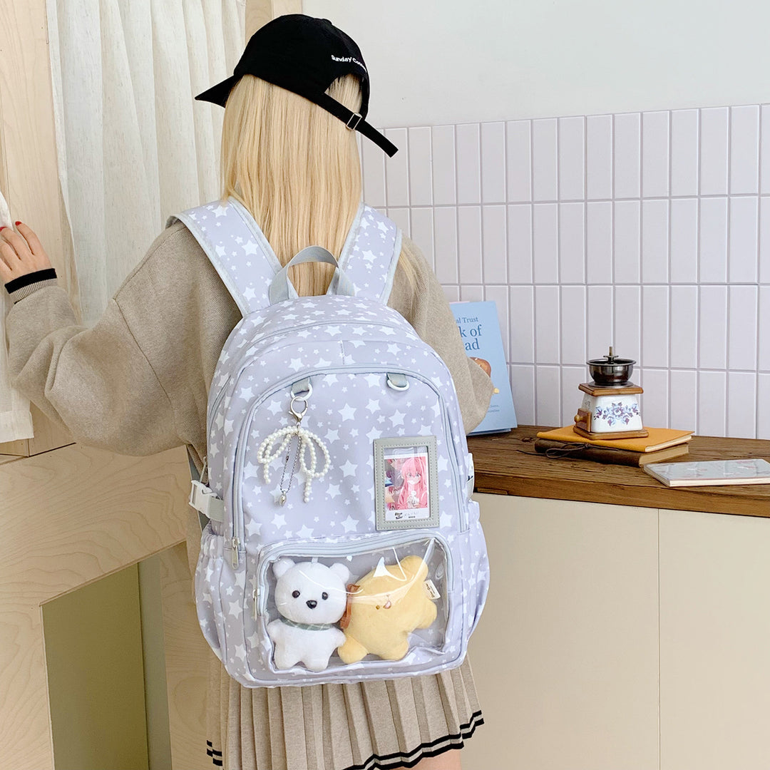 Adventurous Star-Patterned Backpack Stornfield