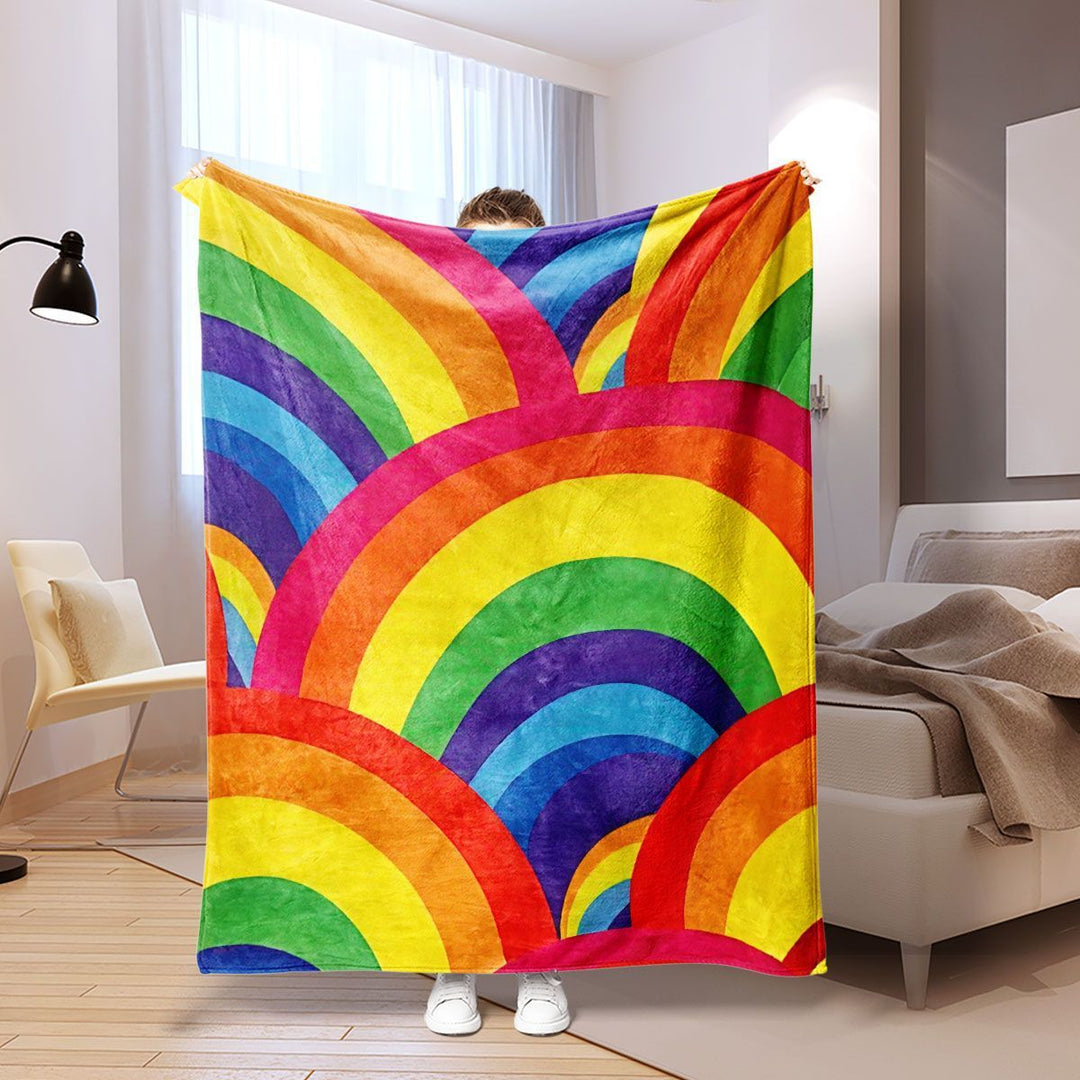 Colorful Soft Fleece Blanket