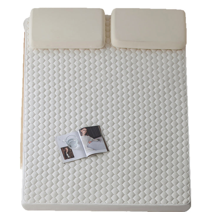 Quilted Hypoallergenic Mattress Pad Topper with Diamond-Stitch Surface